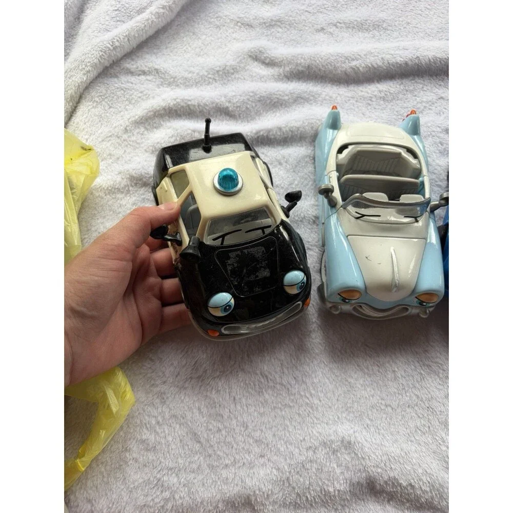 Chevron Cars Lot of 4 Plastic Toy Cars